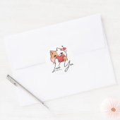 Baguette de chat Kawaii, Étiquette cadeau (Enveloppe)
