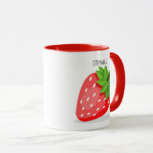 Baguette de fraise à café Mug (Devant droit)