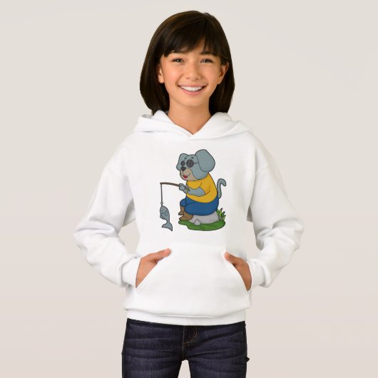 Baguette de pêche du chien (Devant entier)