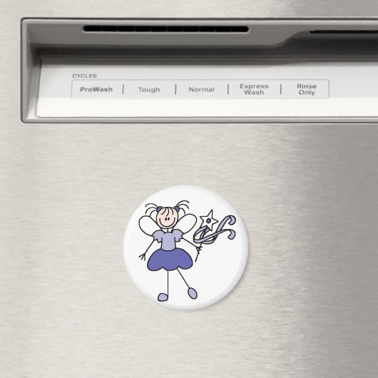 Baguette Figure Angel Purple Magnet (In Situ (Lave-vaisselle))