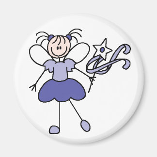 Baguette Figure Angel Purple Magnet