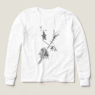 Baguette magique noir blanc art tribal tatouage ab