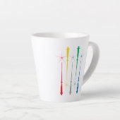 Baguettes magiques Latte Mug (Angle droit)