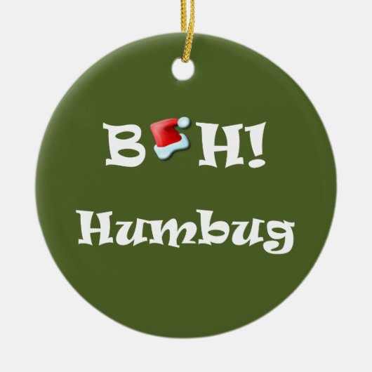 Bah ! Décoration fumiste de Noël (Devant)