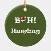 Bah ! Décoration fumiste de Noël (Dos)