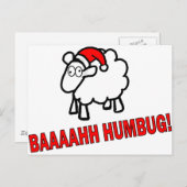 Bah Humbug! Briefkaart (Voorkant / Achterkant)