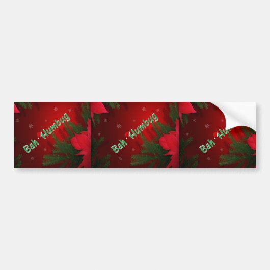 Bah Humbug Bumpersticker (Voorkant)
