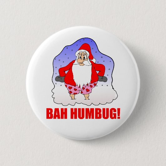 Bah Humbug Button (Voorkant)