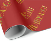 Bah Humbug Cadeaupapier (Rol Hoek)