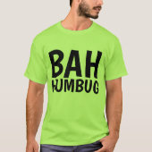 BAH HUMBUG Drôle T-shirts de Noël (Devant)