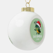 Bah Humbug Keramische Bal Ornament (Links)