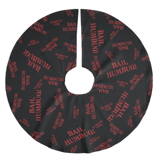 Bah Humbug Kerstboom Rok (Voorkant)
