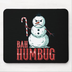 Bah Humbug Kerstman Hoed Boze Sneeuwman Sarcasme C Muismat