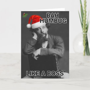 Bah Humbug Kerstmis Feestdagen Kaart