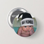 Bah Humbug Kerstmis! Ronde Button 5,7 Cm (Voorkant /achterkant)