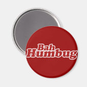 Bah Humbug Kerstmis Scrooge Magneet (Voorkant / Achterkant)