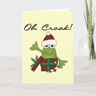 Bah Humbug Kikker Kerst Tshirts en geschenken Feestdagen Kaart