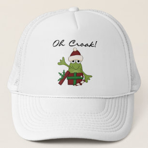 Bah Humbug Kikker Kerst Tshirts en geschenken Trucker Pet