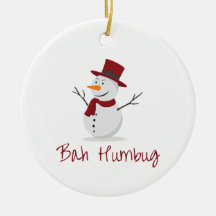 Bah Humbug - Mischievous Snowman - Kerstmis