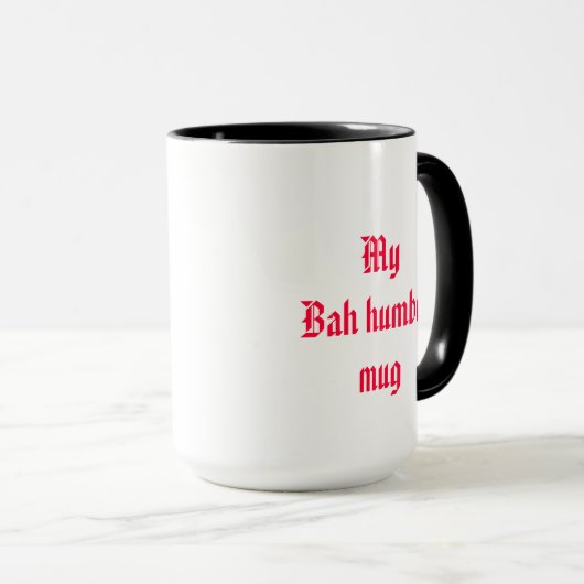 Bah Humbug Mok (Voorkant rechts)