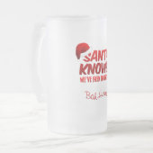 BAH HUMBUG Naughty mug (Devant gauche)