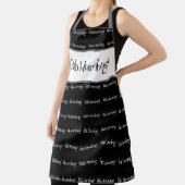 Bah humbug noir noël tablier homme (Insitu)