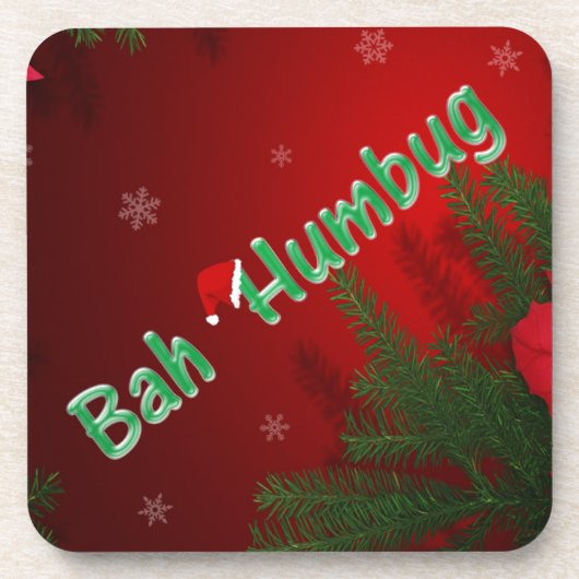 Bah Humbug Onderzetter (Voorkant)