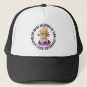 bah humbug oude man trucker pet (Voorkant)