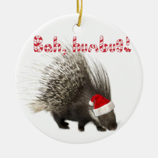 Bah, humbug! Porcupine-sierplant Keramisch Ornament