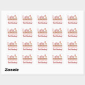 Bah Humbug rendieren stickers (Vel)