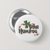 Bah Humbug! Ronde Button 5,7 Cm (Voorkant /achterkant)