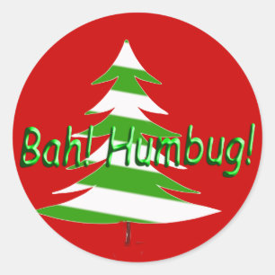 Bah! Humbug! Ronde Sticker