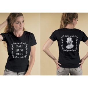 Bah Humbug Scrooge Dickens Kerstlied Tri-Blend Shirt