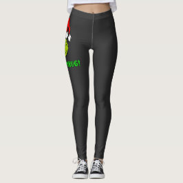 Bah Humbug Scrooge Essential Christmas Cartoon Leggings