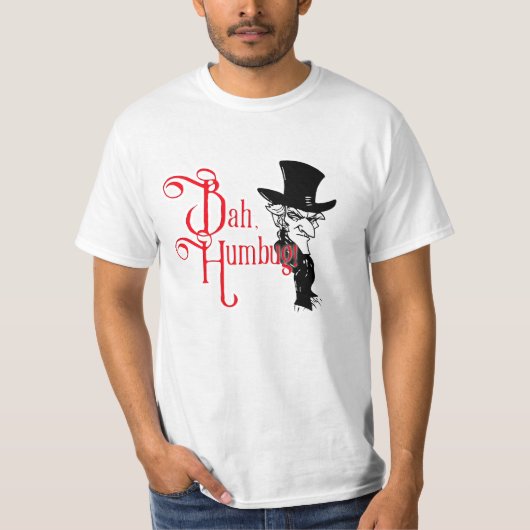 Bah Humbug Scrooge Essential T-Shirt (Voorkant)