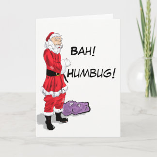 Bah! Humbug! Sinterkaart Feestdagen Kaart