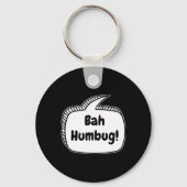 Bah Humbug Speech Bubble T Shirt Sleutelhanger (Voorkant)
