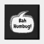 Bah Humbug Speech Bubble Toddler T Shirt Magneet (Voorkant)