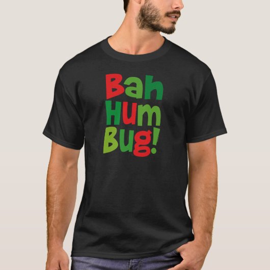 Bah Humbug T-shirt (Voorkant)