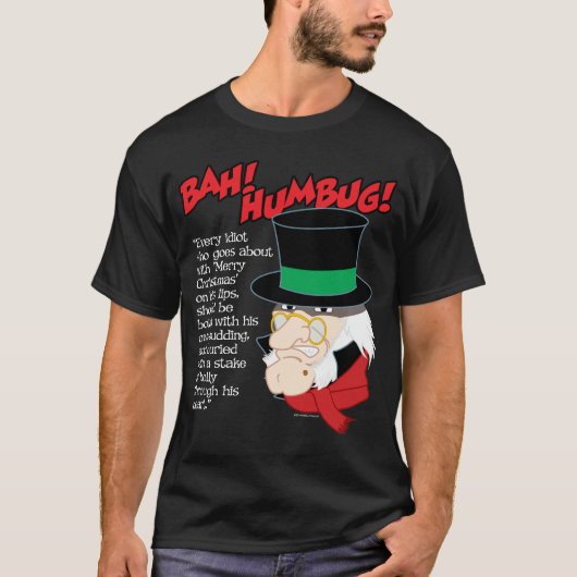 Bah! Humbug! T-shirt (Voorkant)