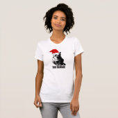 Bah Humbug ! T-shirt Chat de Noël (Devant entier)