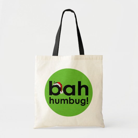 bah humbug tote bag (Voorkant)