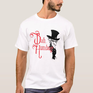 Bah Humbug Victoriaanse Heren Kerst T-Shirt