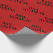 Bah Humbug Wrapping Paper Cadeaupapier (Hoek)
