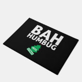Bah Humbug Xmas Stinkt Grappig Anti Kerst Grumpy Deurmat (Schuin)