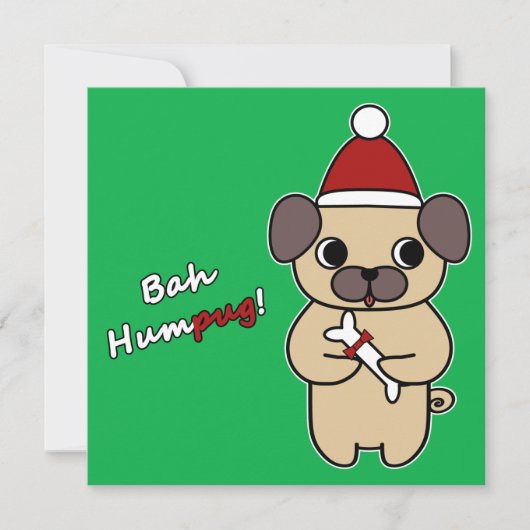 Bah Humpug! 1 Feestdagenkaart (Voorkant)