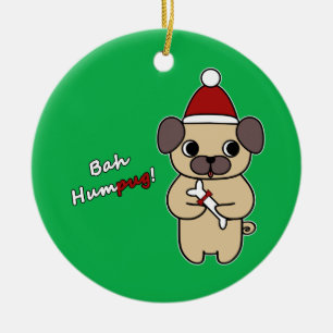 Bah Humpug! 1 Keramisch Ornament