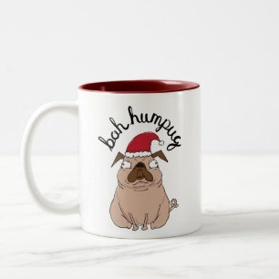 Bah Humpug Grumpy Père Noël Carlin Mug