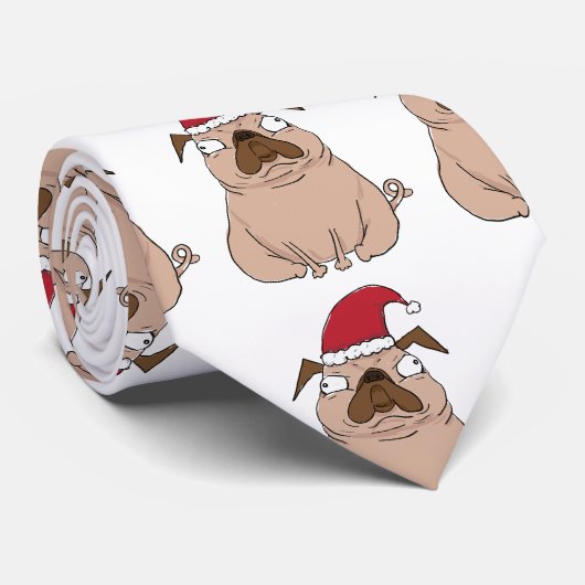 Bah Humpug kerstkerstkerstkerstkerstkerstman Stropdas (Opgerold)