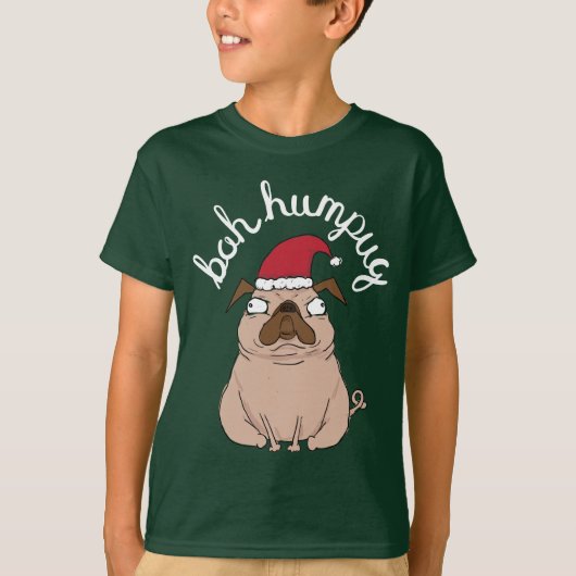 Bah Humpug kerstkerstkerstkerstkerstkerstman T-shirt (Voorkant)